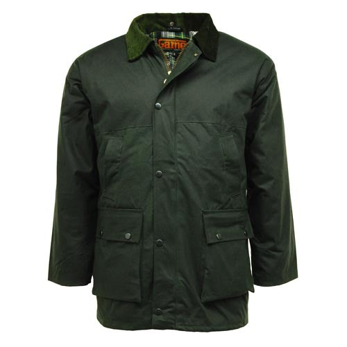 Game Classic Padded Wax Jacket up to 5XL