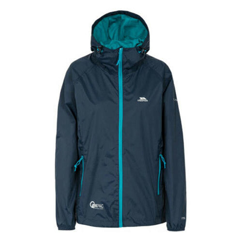 Trespass Qikpac Ladies Waterproof Hooded Jacket - Clearance