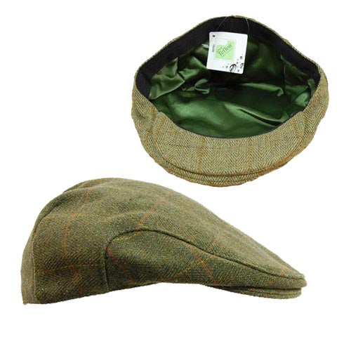 Game Tweed Flat Cap