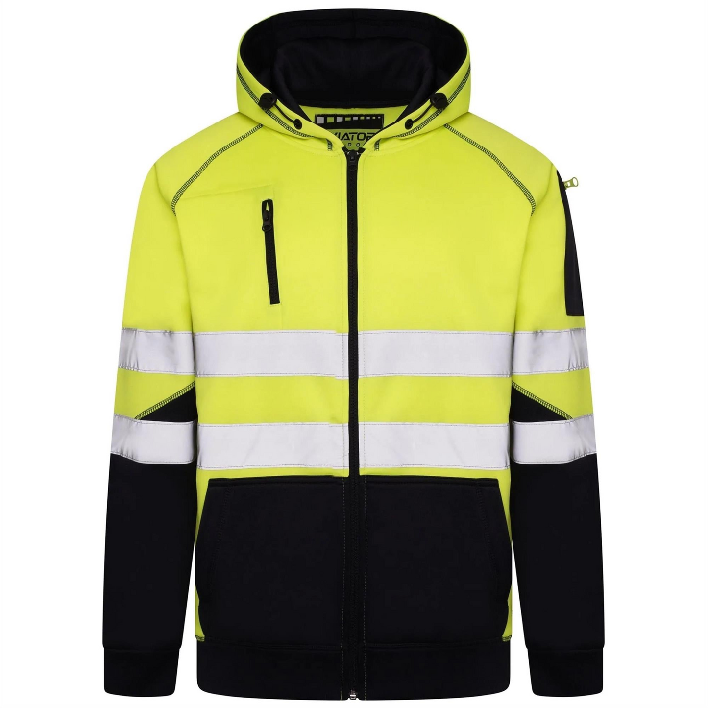 Aviator Hi Vis Zip Hoodie - AV036