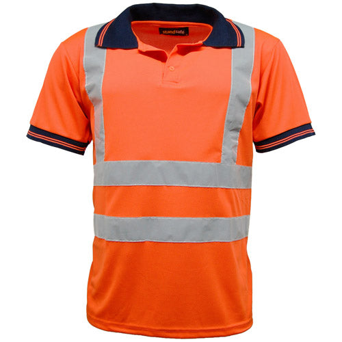 HV004 Hi Vis Short Sleeve Polo Shirt