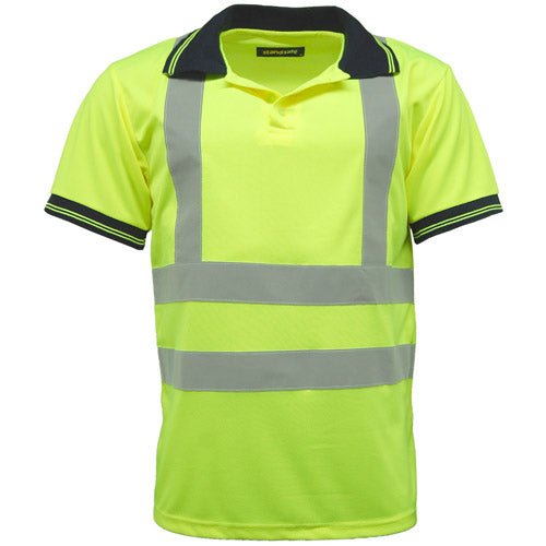 HV004 Hi Vis Short Sleeve Polo Shirt