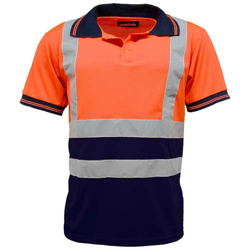 HV004 Hi Vis Short Sleeve Polo Shirt