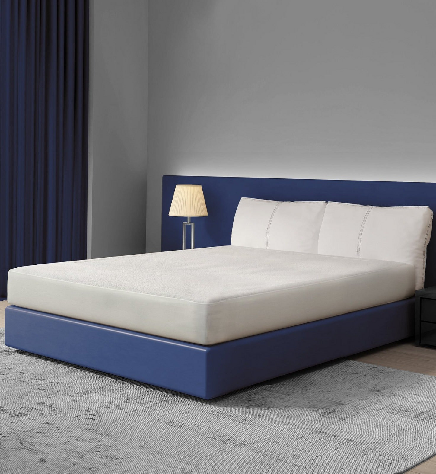 ZenPur Protège-Matelas Coton UE, Oeko-Tex, Imperméable et Confortable