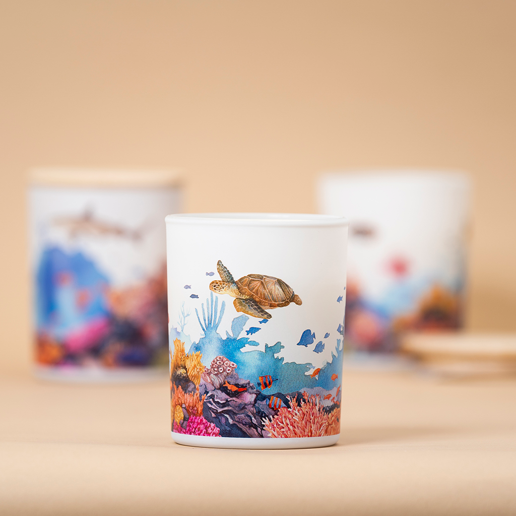 Save The Planet Scented Soy Wax Candle: Invigorating Marine