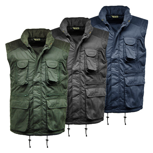 Multi Pocket Padded Gilet