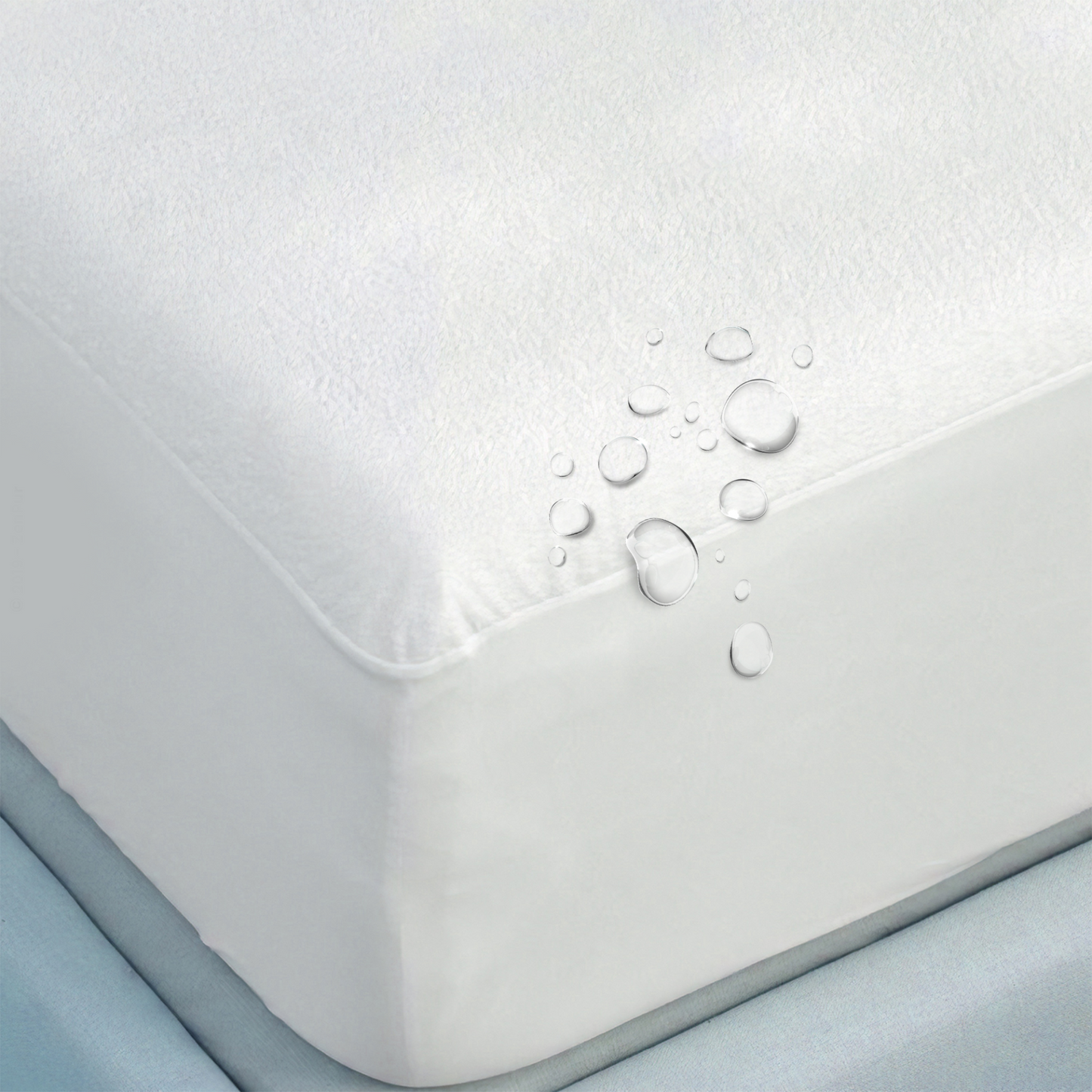 ZenPur Protège-Matelas Coton UE, Oeko-Tex, Imperméable et Confortable