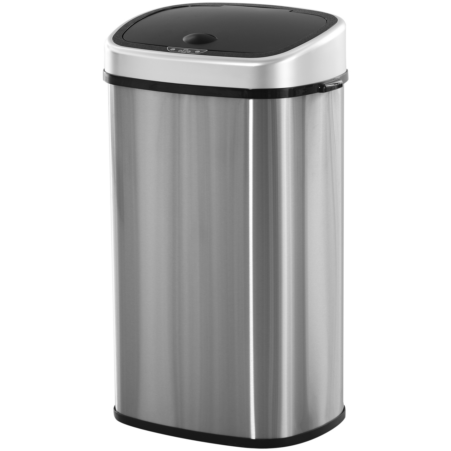 HOMCOM Stainless Steel Sensor Dustbin Automatic Touchless Trashcan Rubbish Garbage Waste Bin 58L Silver