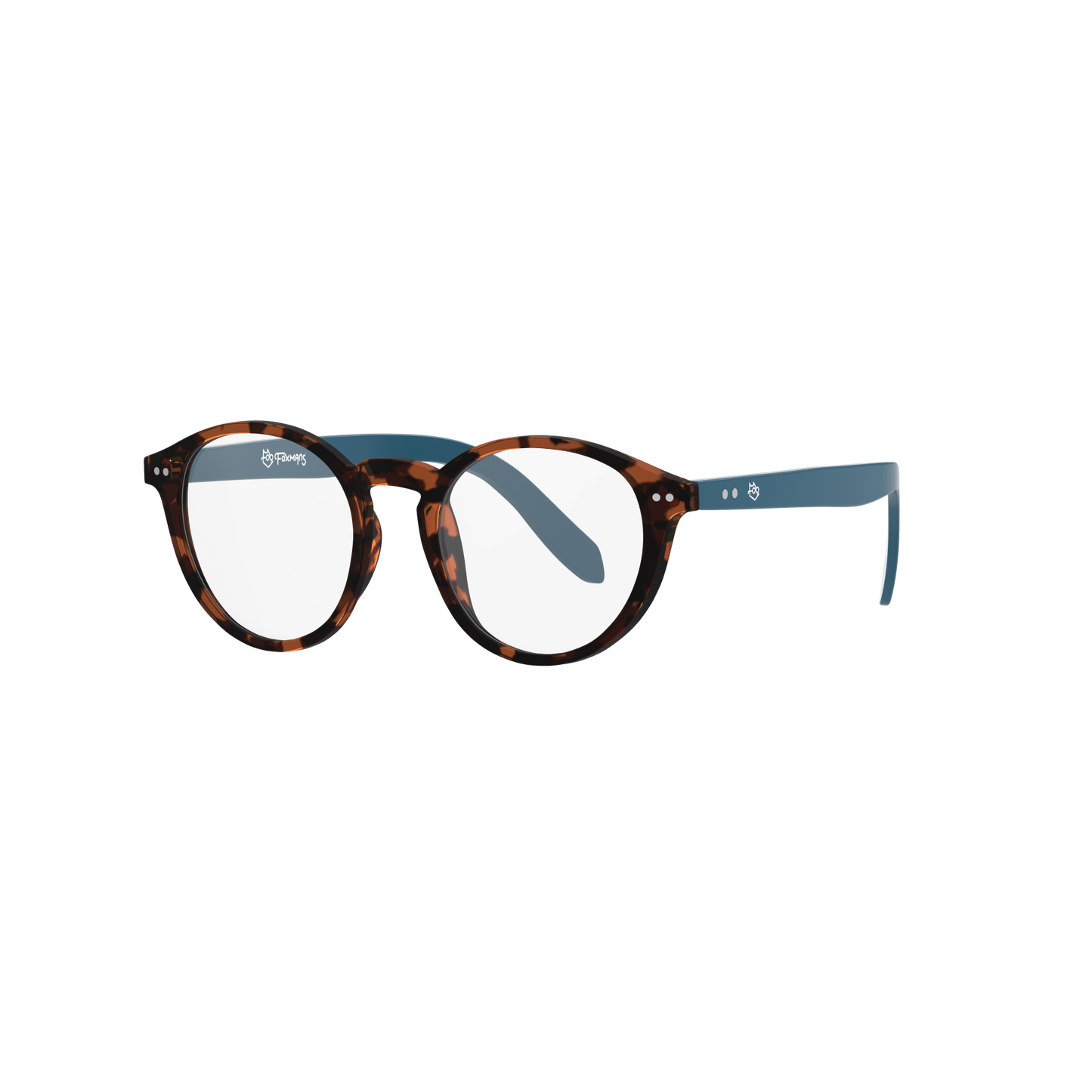 Lennon Blue Light Glasses - Everyday Lens (blue arm)