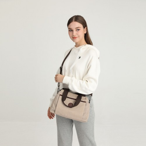 EH2239 - Kono Waterproof Multi-Functional Handbag Cross Body Bag - Grey