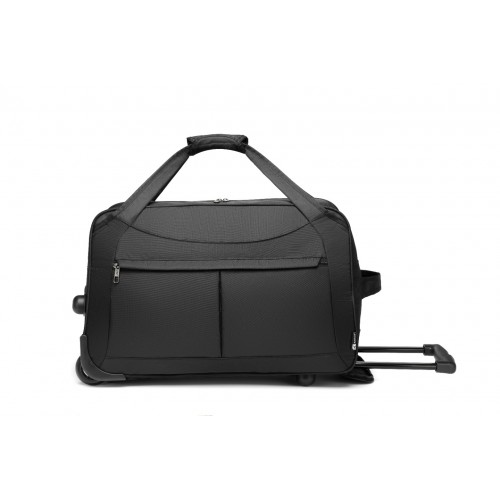 EQ2235 - Kono Foldable Large Capacity Trolley Travel Bag - Black