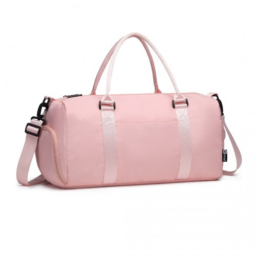 EA2213 - Kono Multi Waterproof Gym bag Carry On Weekend Bag - Pink