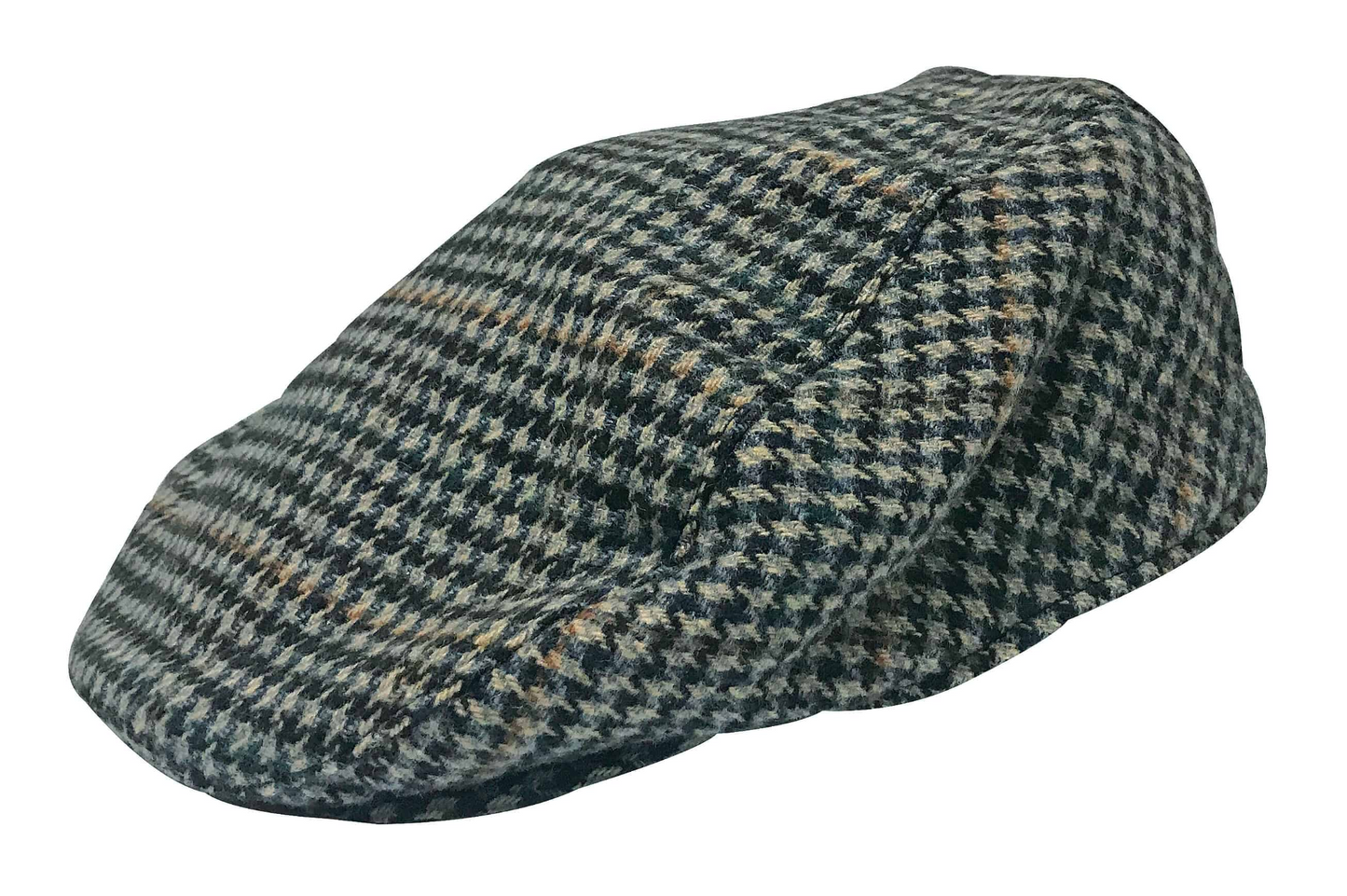 Mens Plaid / Checked Wool Blend Flat Cap