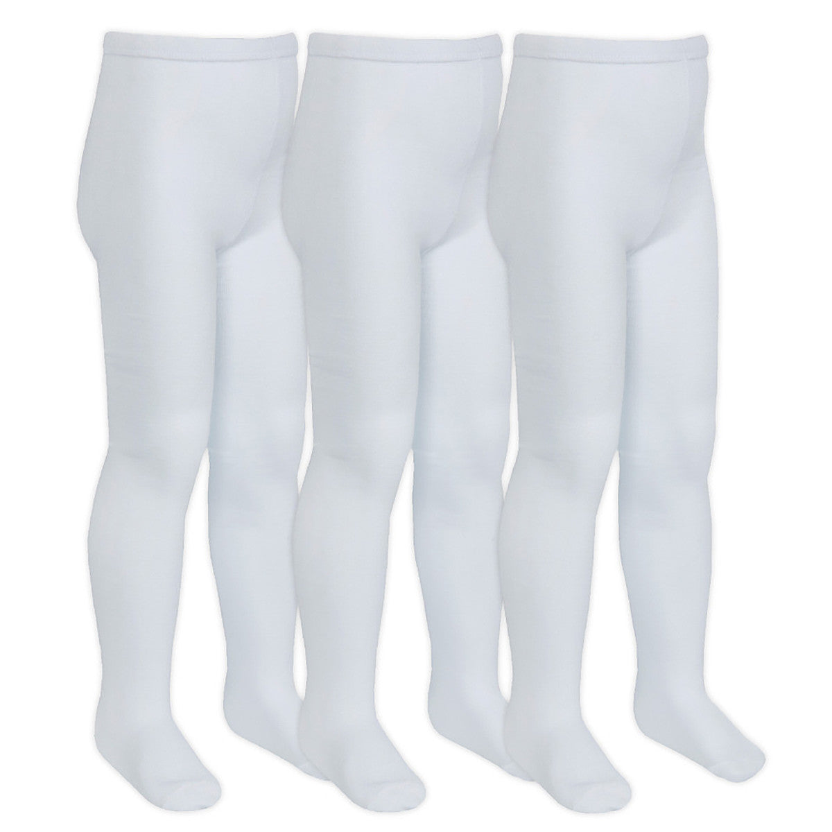 3 Pairs Girls Plain Soft Bamboo School Tights