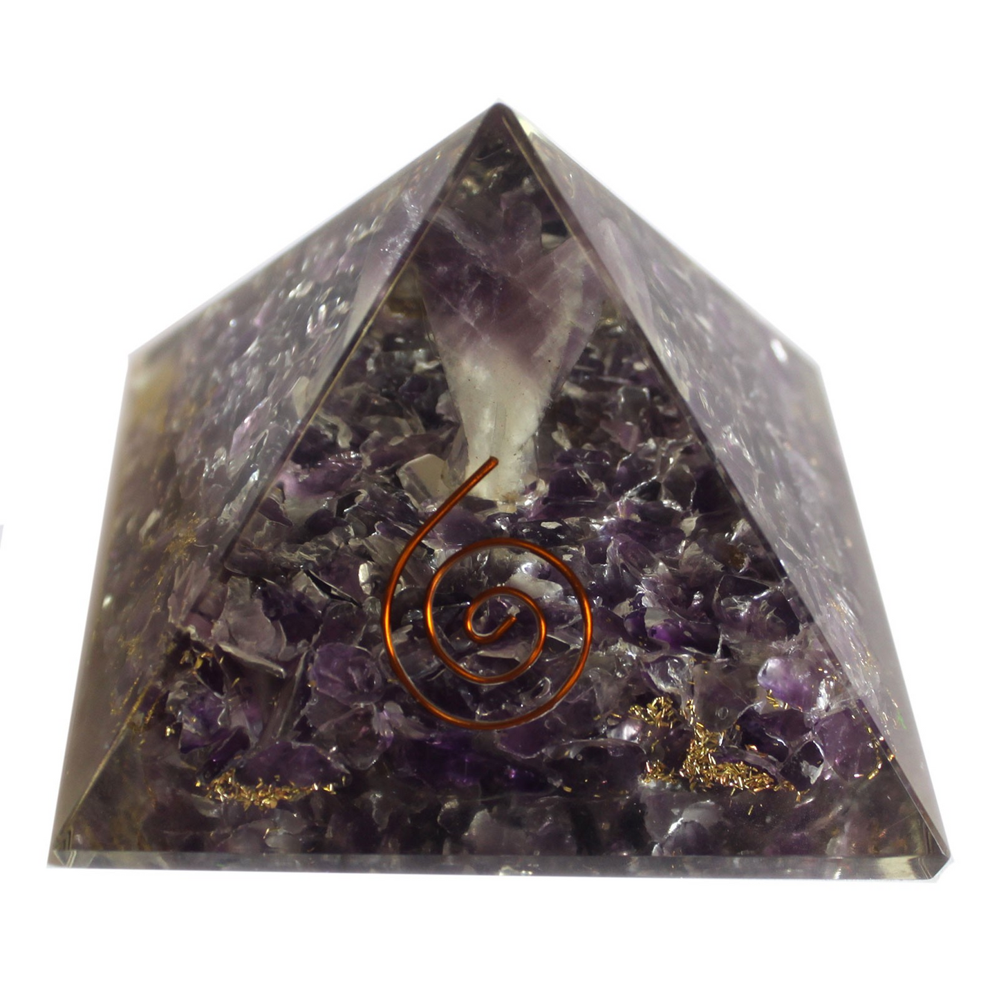 Lrg Orgonite Pyramid 70mm - Angel