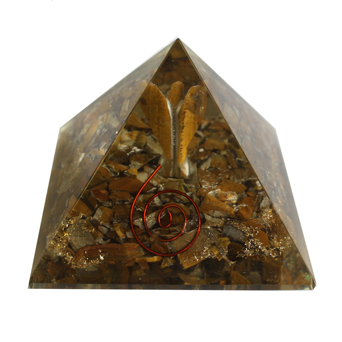 Lrg Orgonite Pyramid 70mm - Angel