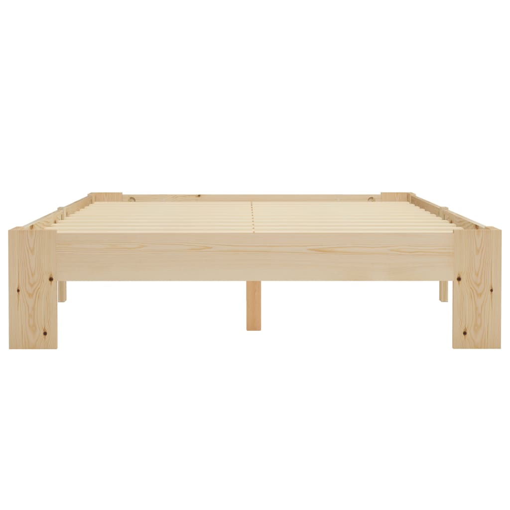 vidaXL Bed Frame Solid Pine Wood 120x200 cm