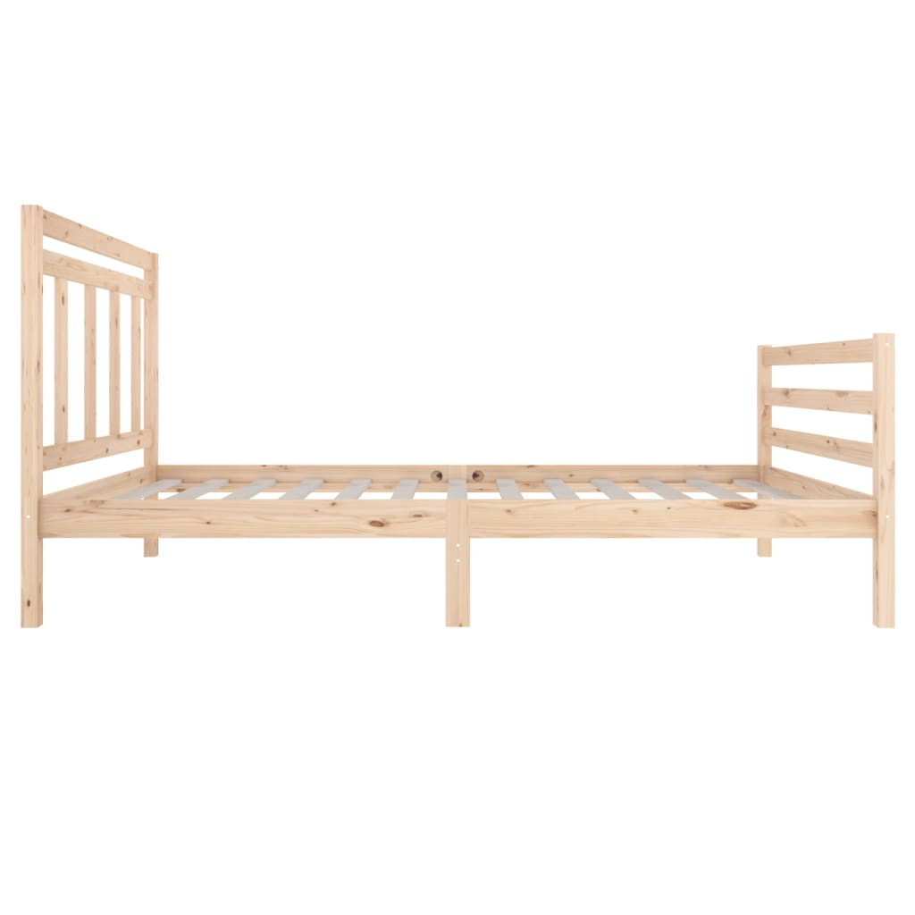 vidaXL Bed Frame Solid Wood 100x200 cm