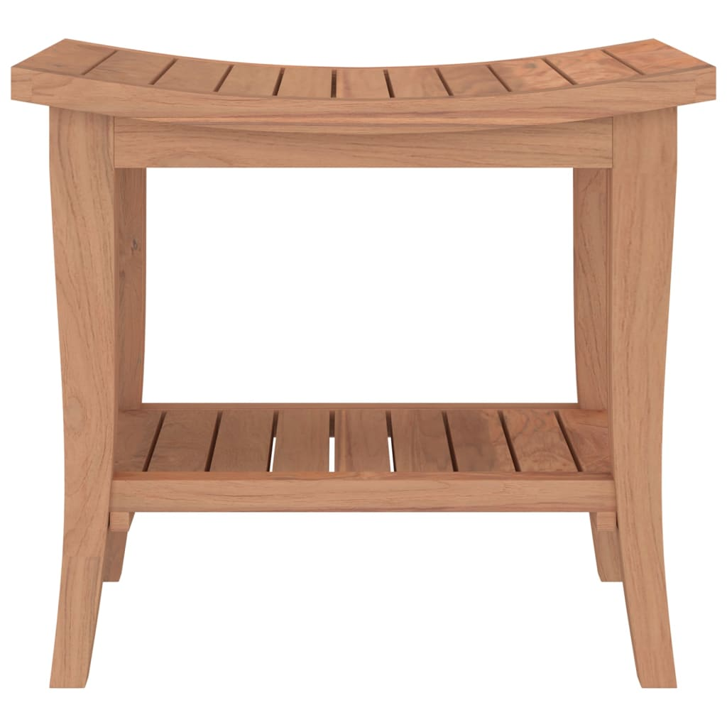 vidaXL Bathroom Side Table 50x35x45 cm Solid Wood Teak