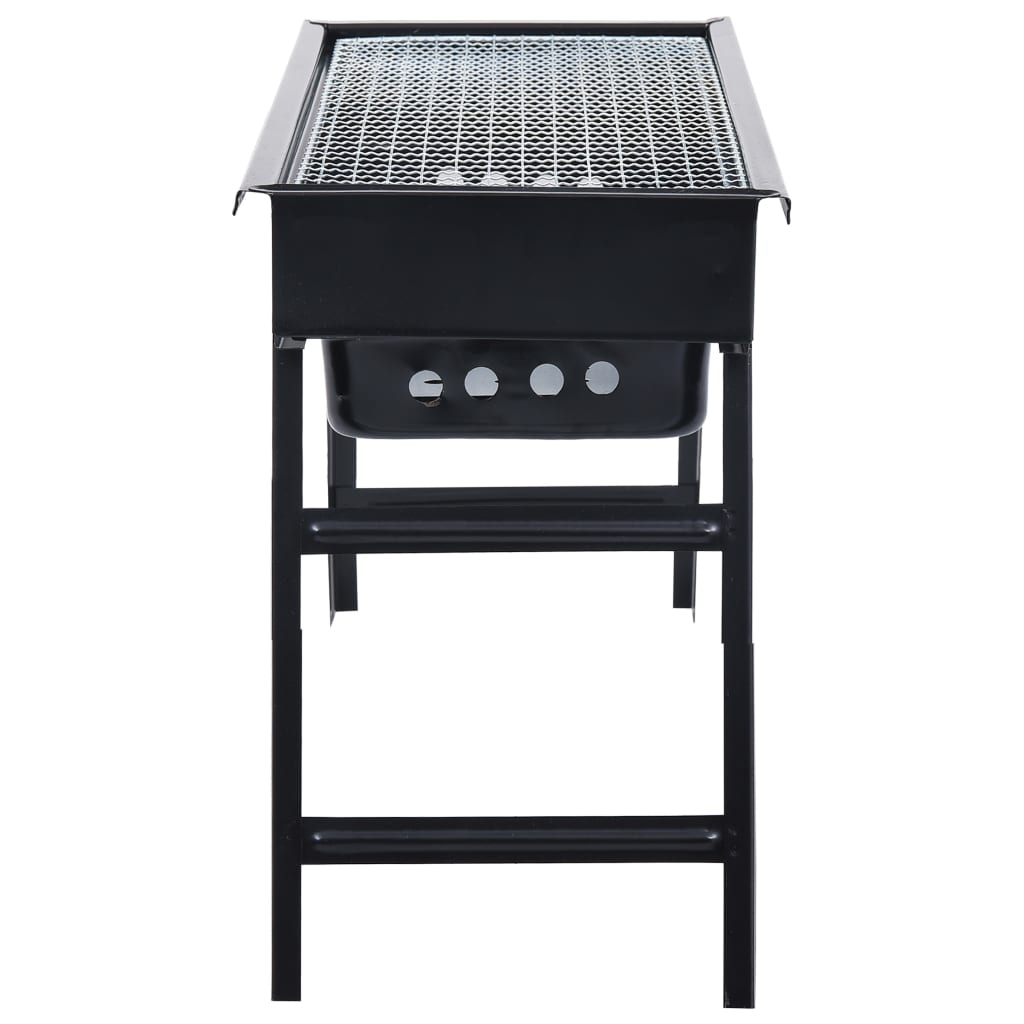 vidaXL Portable Camping BBQ Grill Steel 60x22.5x33 cm