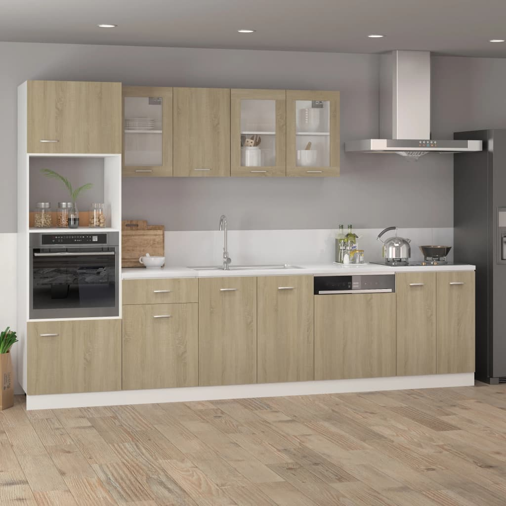 vidaXL Bottom Cabinet Sonoma Oak 60x46x81.5 cm Engineered Wood