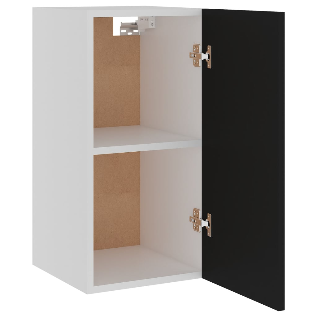 vidaXL Hanging Cabinet Black 29.5x31x60 cm Engineered Wood