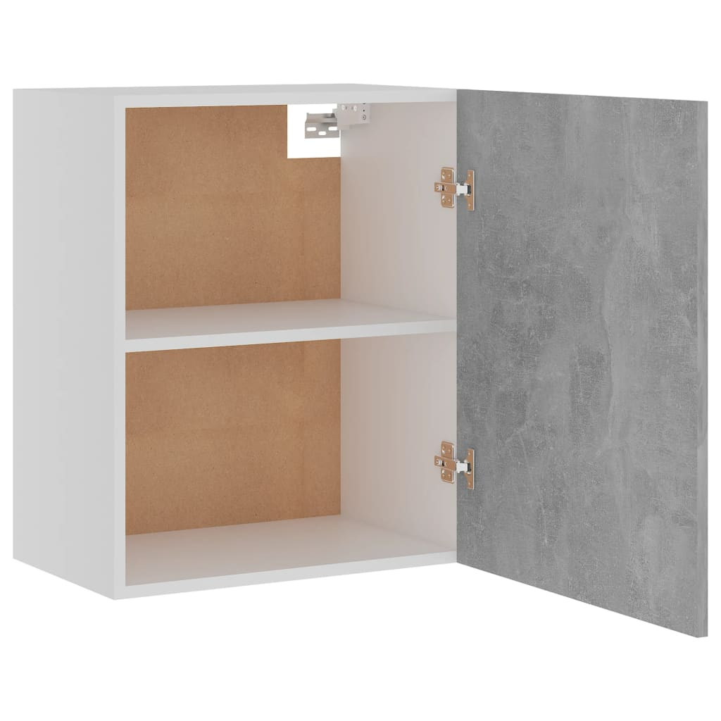 vidaXL Hanging Cabinet Concrete Grey 50x31x60 cm Engineered Wood