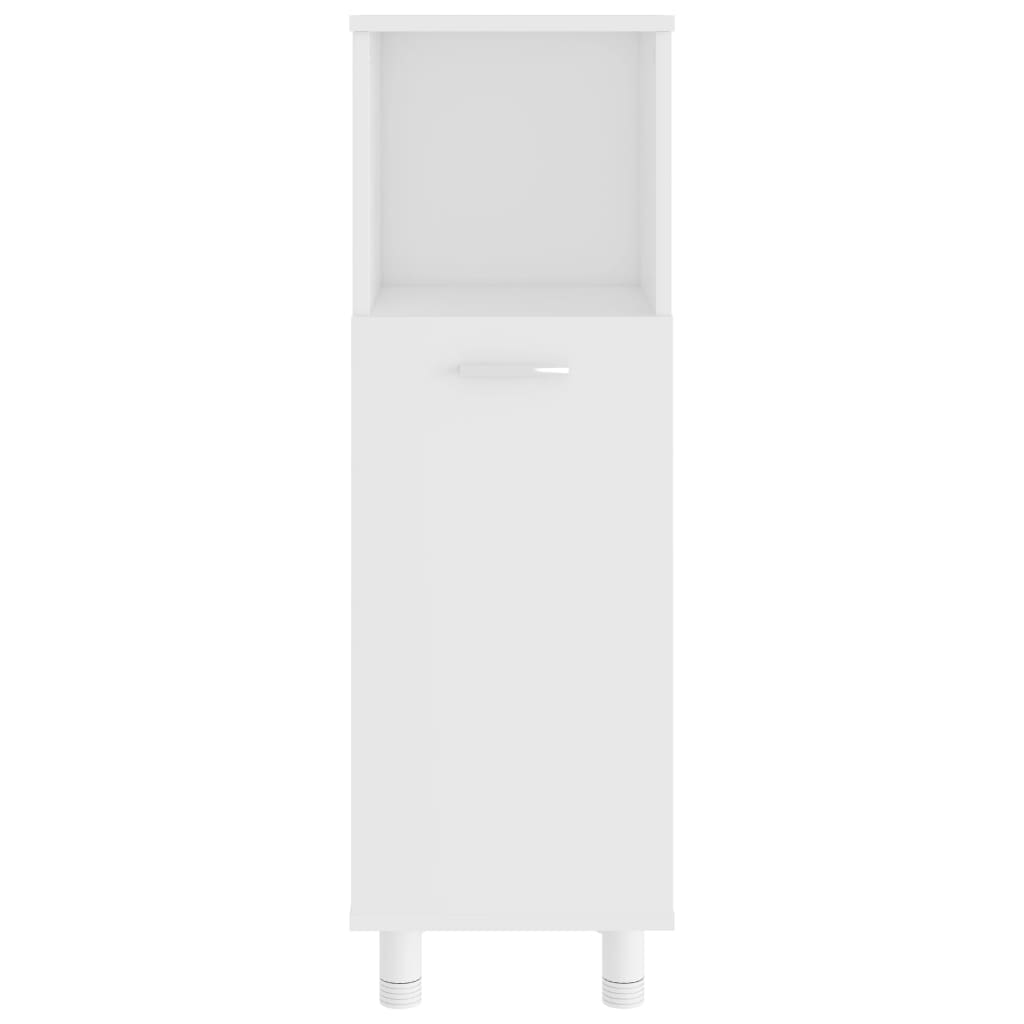 vidaXL Bathroom Cabinet White 30x30x95 cm Engineered Wood