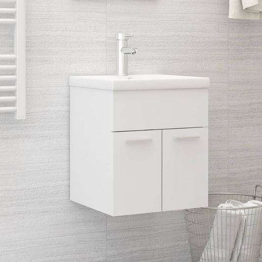 vidaXL Sink Cabinet White 41x38.5x46 cm Engineered Wood