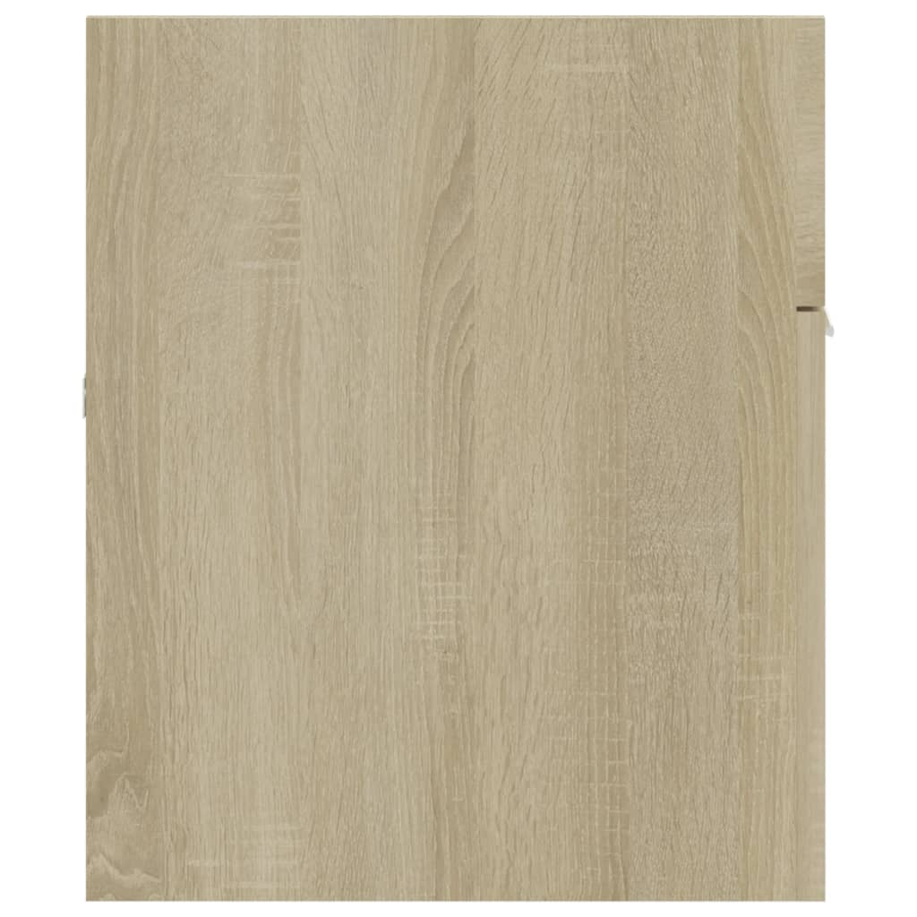 vidaXL Sink Cabinet Sonoma Oak 100x38.5x46 cm Engineered Wood