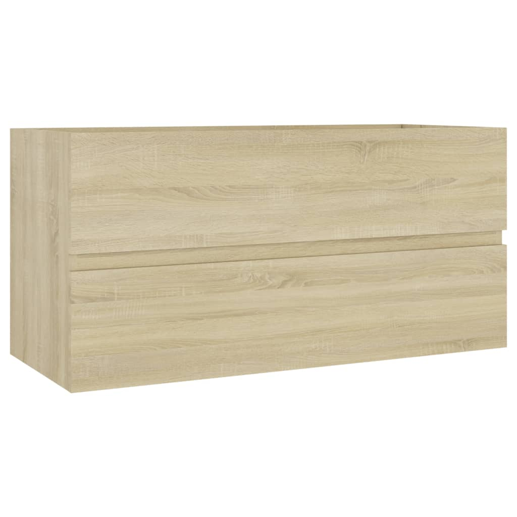 vidaXL Sink Cabinet Sonoma Oak 90x38.5x45 cm Engineered Wood