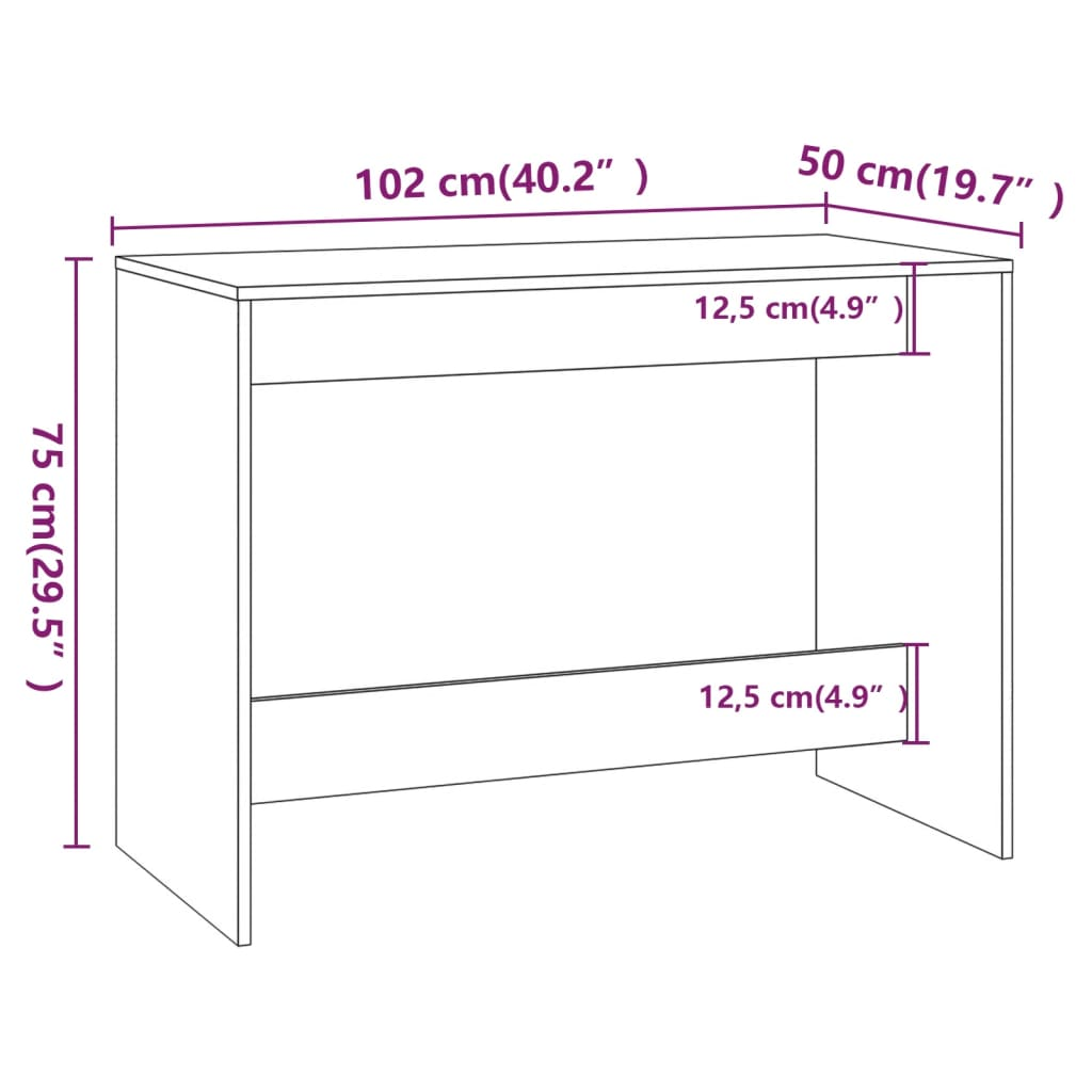 vidaXL 3 Piece Dining Set Concrete Grey Engineered Wood