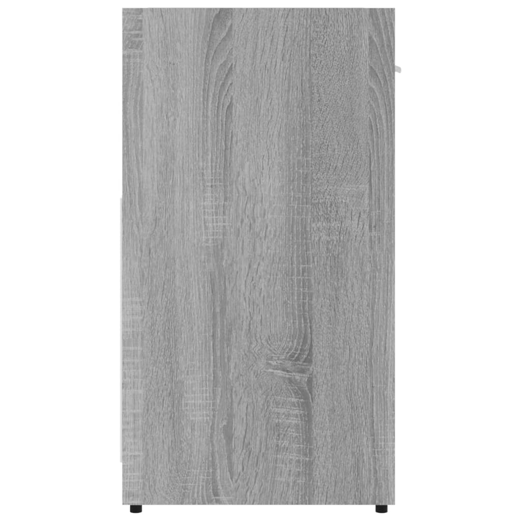 vidaXL Bathroom Cabinet Grey Sonoma 60x33x60 cm Engineered Wood