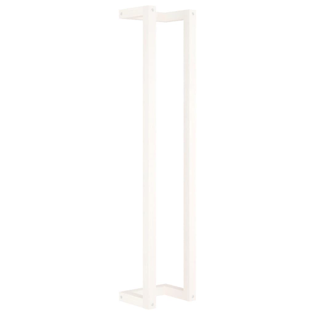 vidaXL Towel Rack White 23x18x110 cm Solid Wood Pine