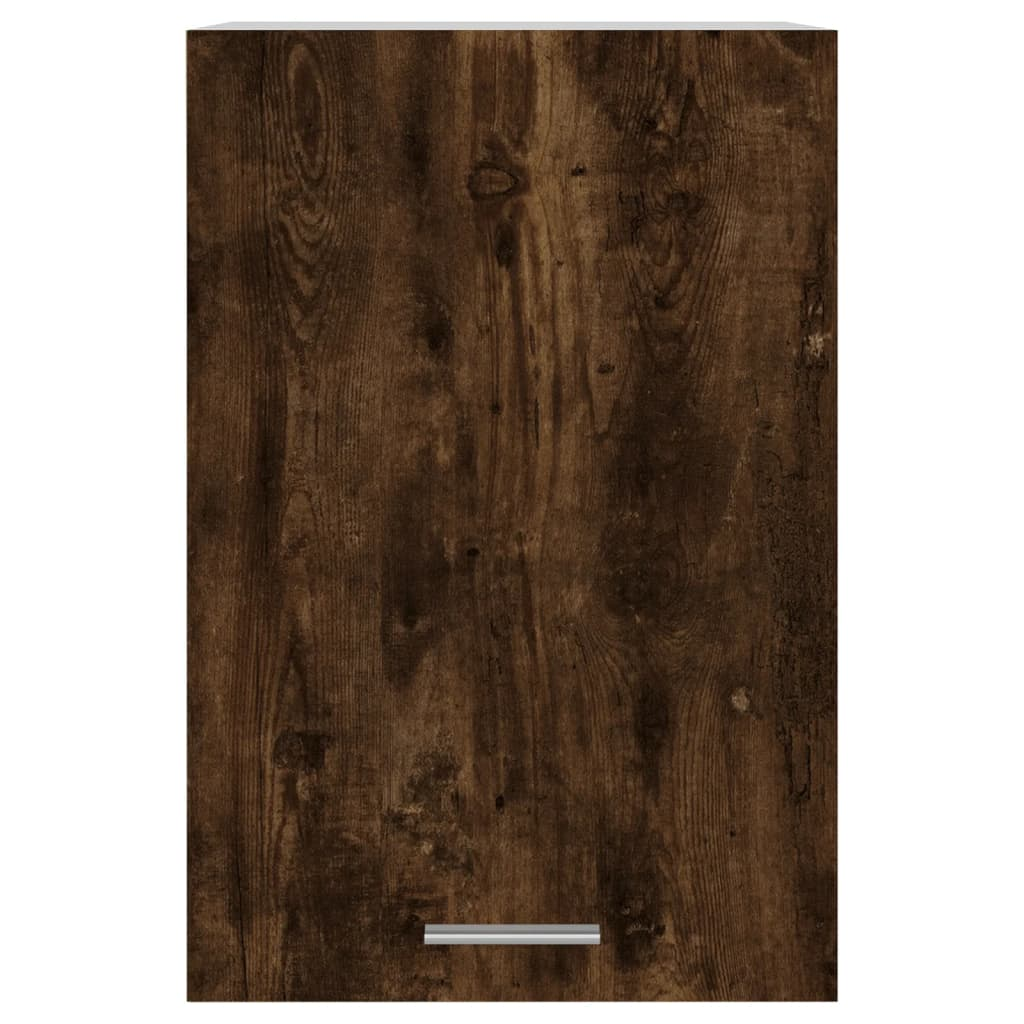 vidaXL Hanging Cabinet Smoked Oak 39.5x31x60 cm Engineered Wood