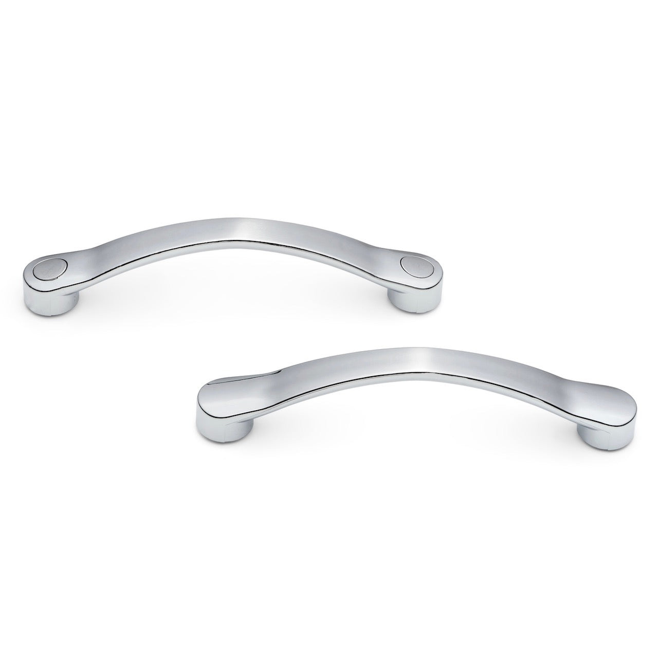 Shower/Bath Door Handle Chrome Effect 127mm distance L4