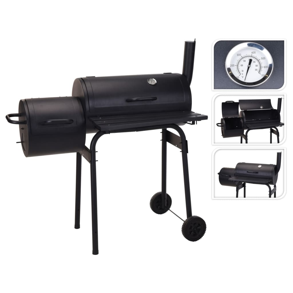 ProGarden Barbecue Smoker Black