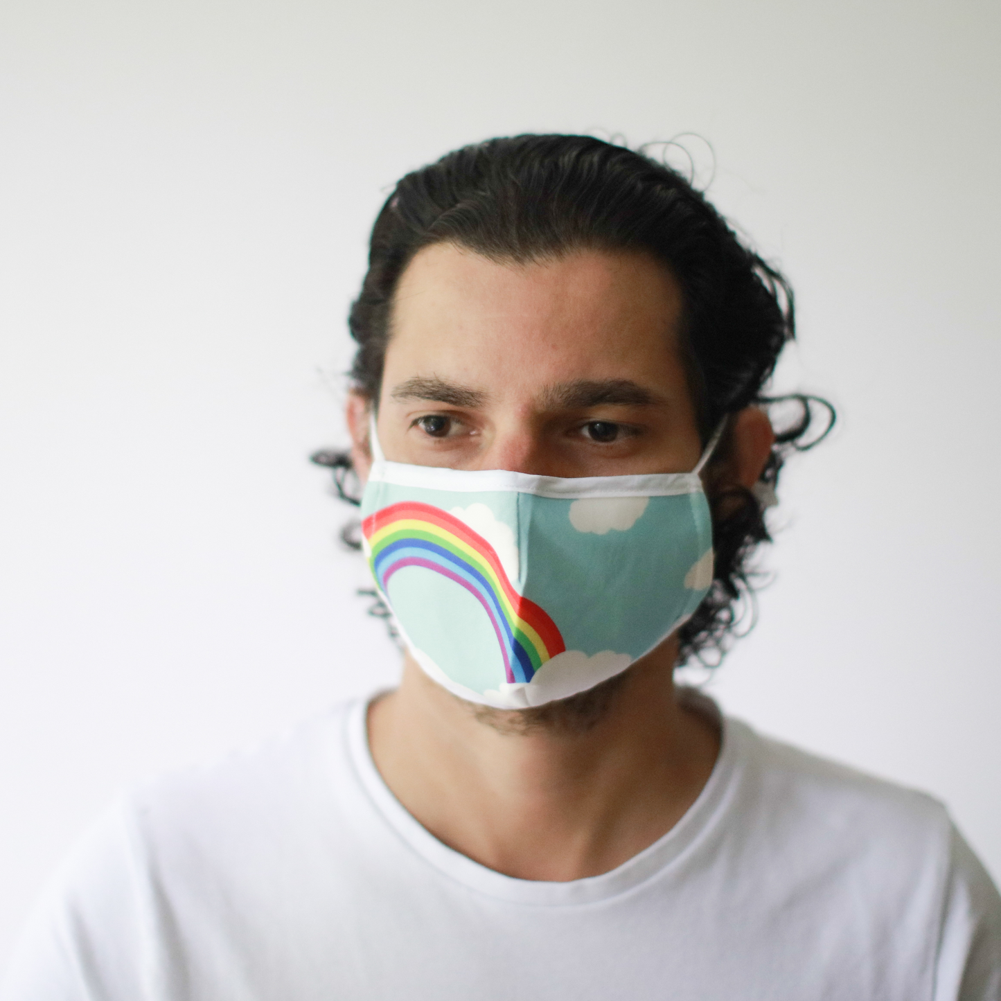 Reusable Fashion Face Mask - Rainbow (Children)