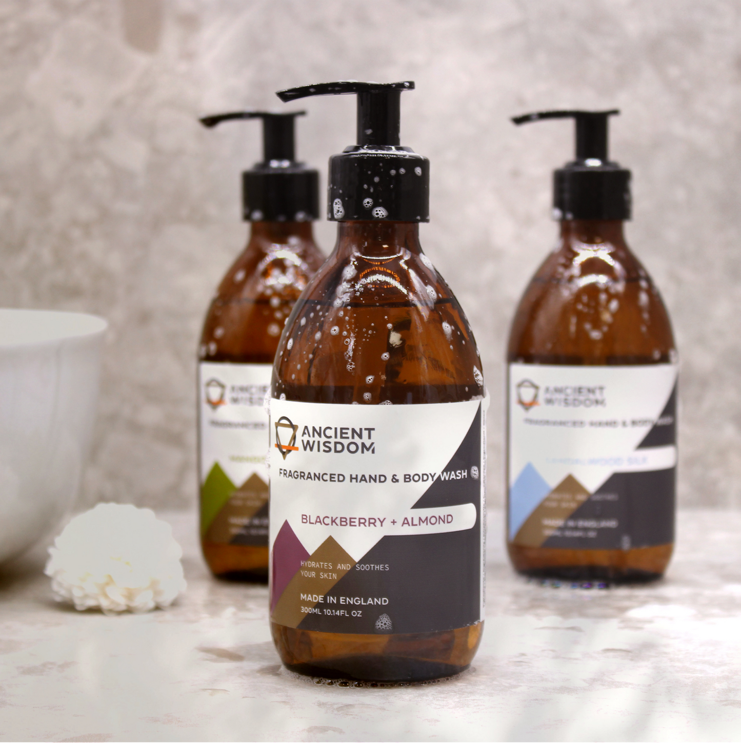 Blackberry & Almond Hand & Body Wash  300ml