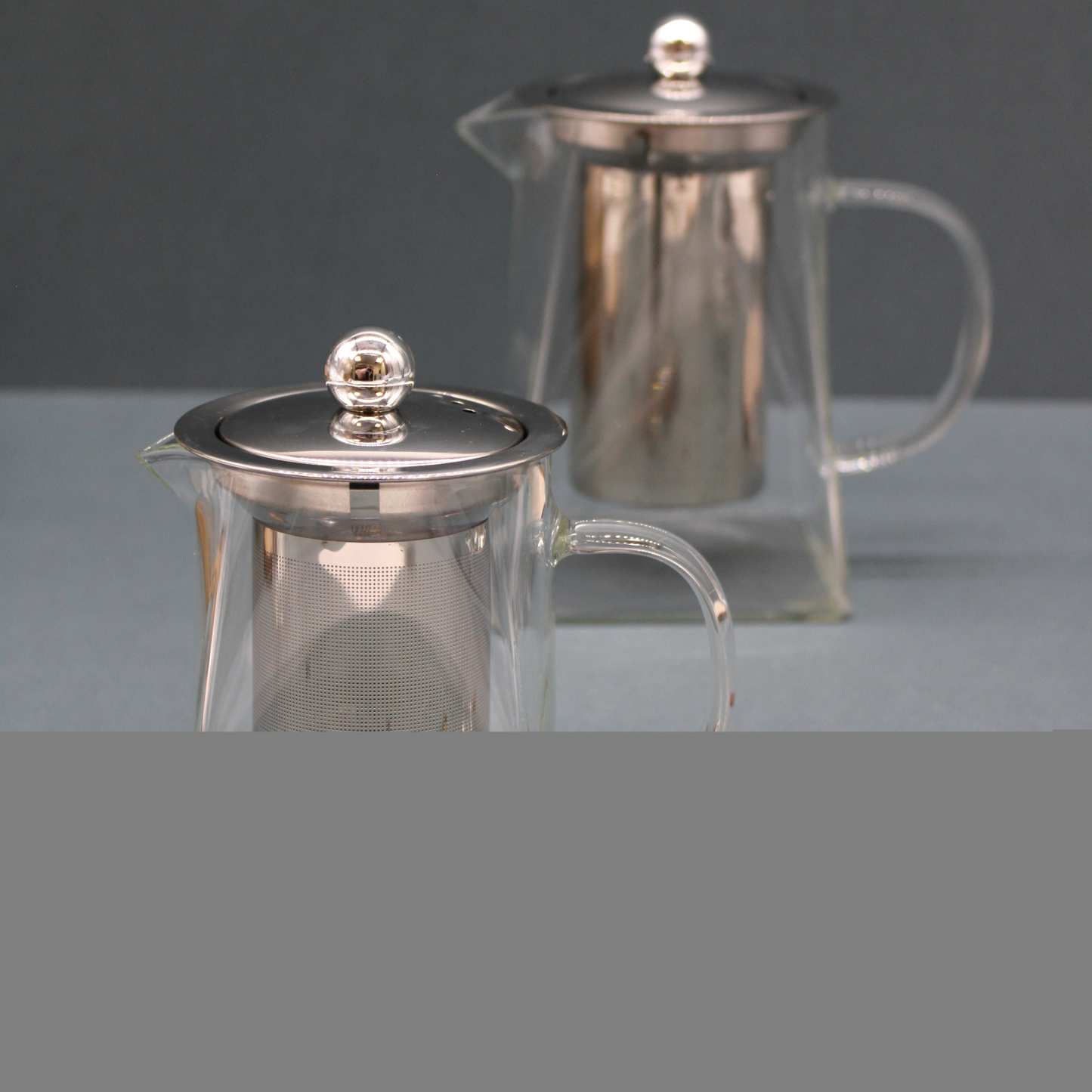 Glass Infuser Teapot - Tower Shape - 750ml