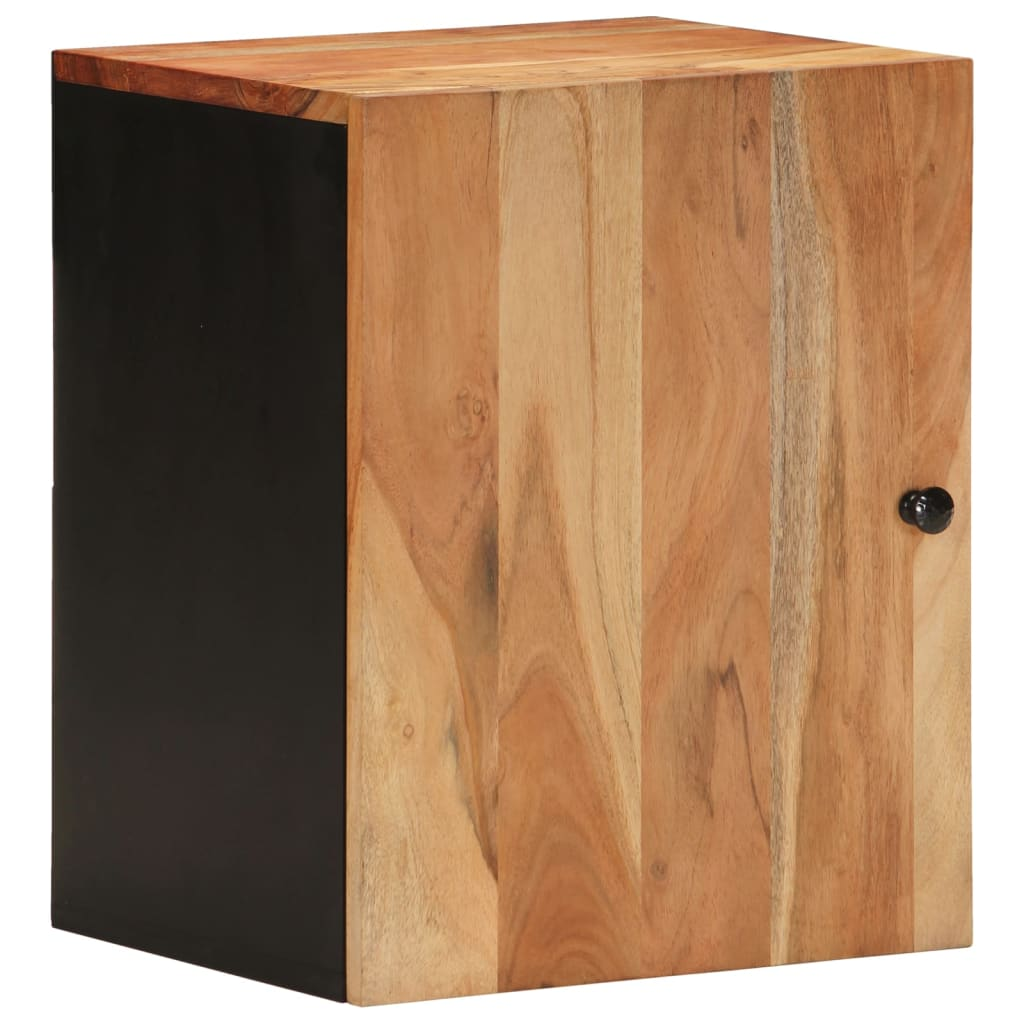 vidaXL Bathroom Wall Cabinet 38x33x48 cm Solid Wood Acacia