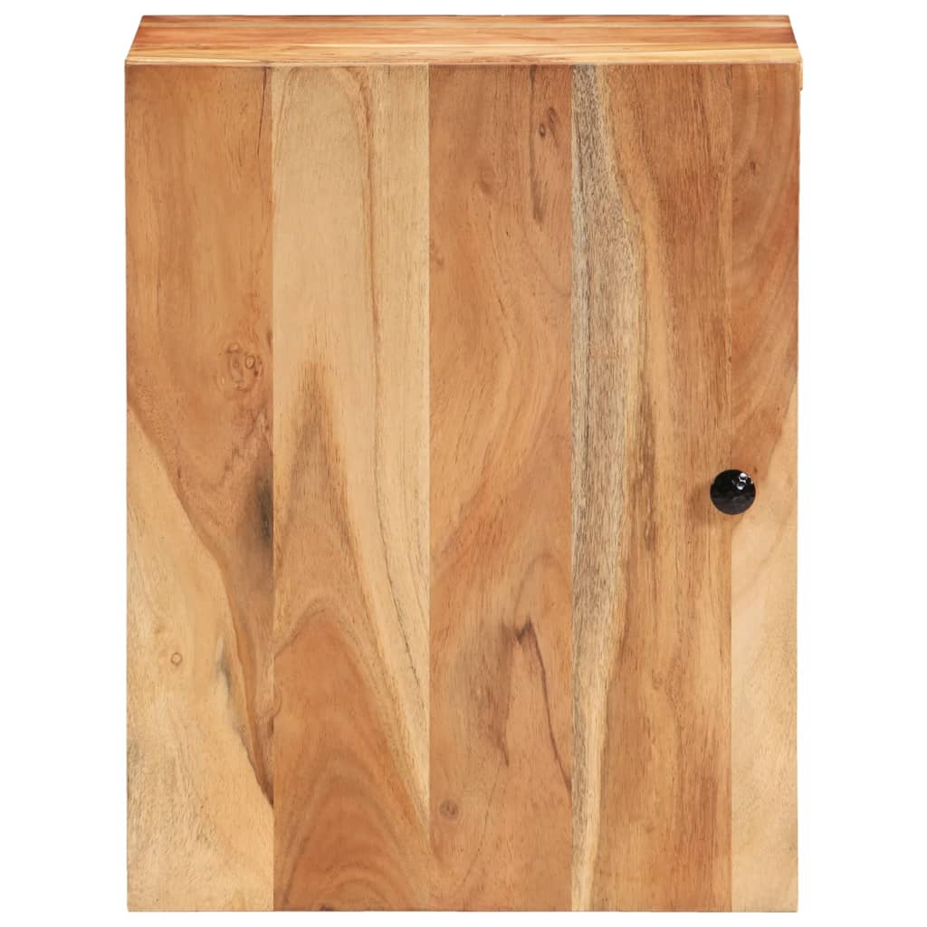 vidaXL Bathroom Wall Cabinet 38x33x48 cm Solid Wood Acacia