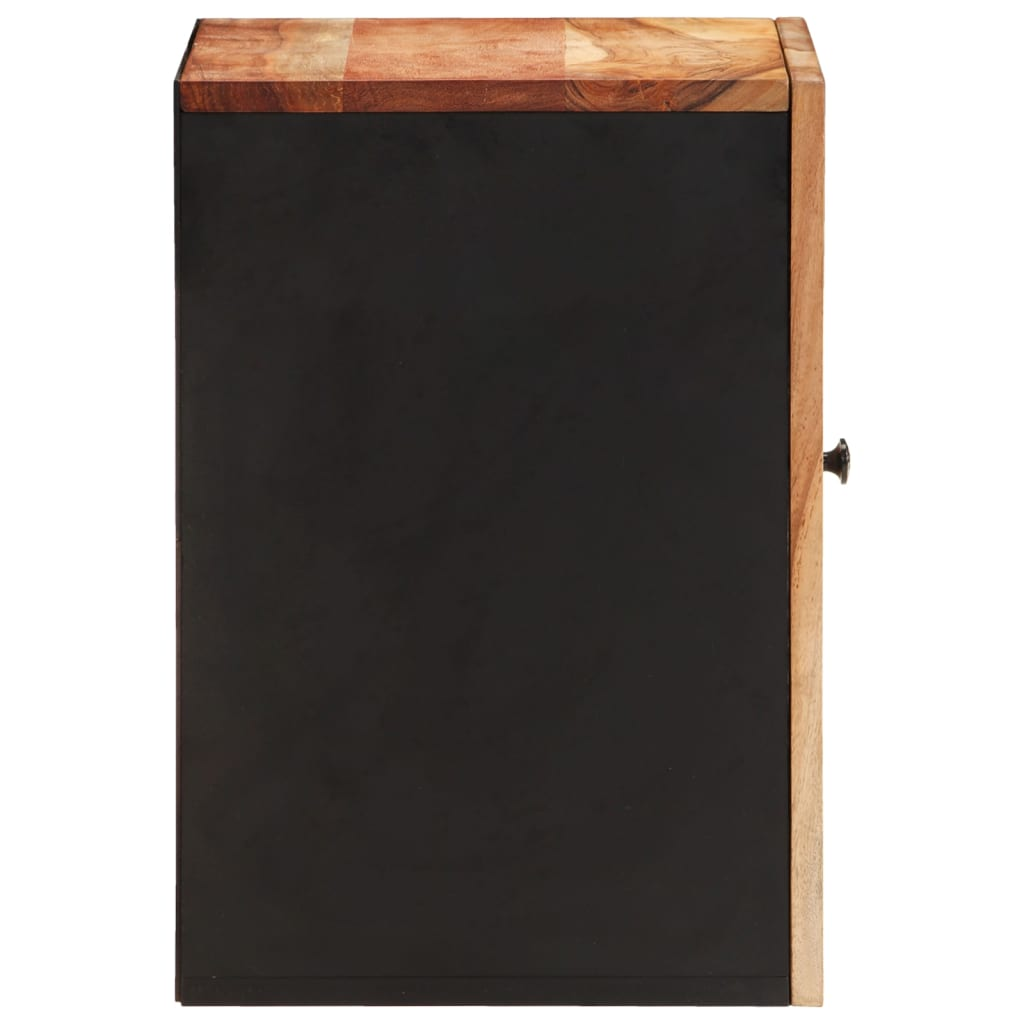 vidaXL Bathroom Wall Cabinet 38x33x48 cm Solid Wood Acacia