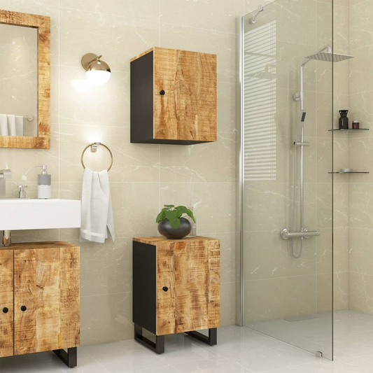 vidaXL Bathroom Cabinet 38x33x58 cm Solid Wood Mango