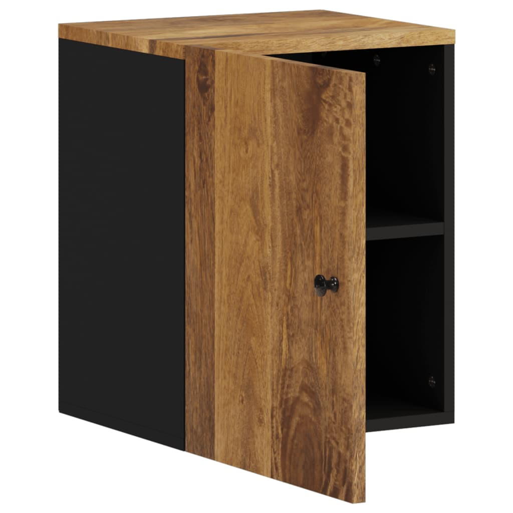 vidaXL Bathroom Wall Cabinet 38x33x48 cm Solid Wood Mango