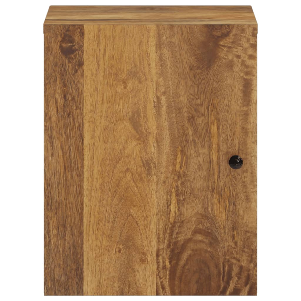 vidaXL Bathroom Wall Cabinet 38x33x48 cm Solid Wood Mango