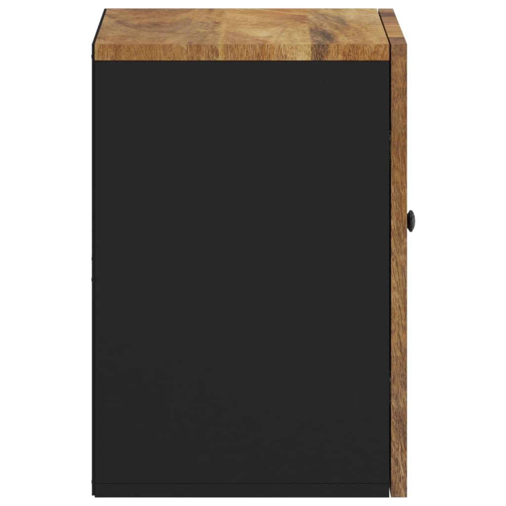 vidaXL Bathroom Wall Cabinet 38x33x48 cm Solid Wood Mango