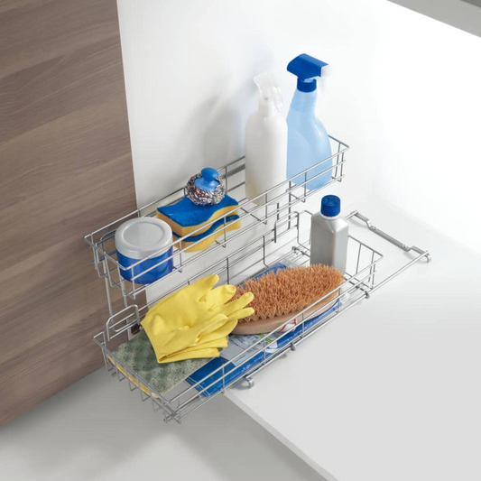 Metaltex 2-tier Sink Organiser Limpio