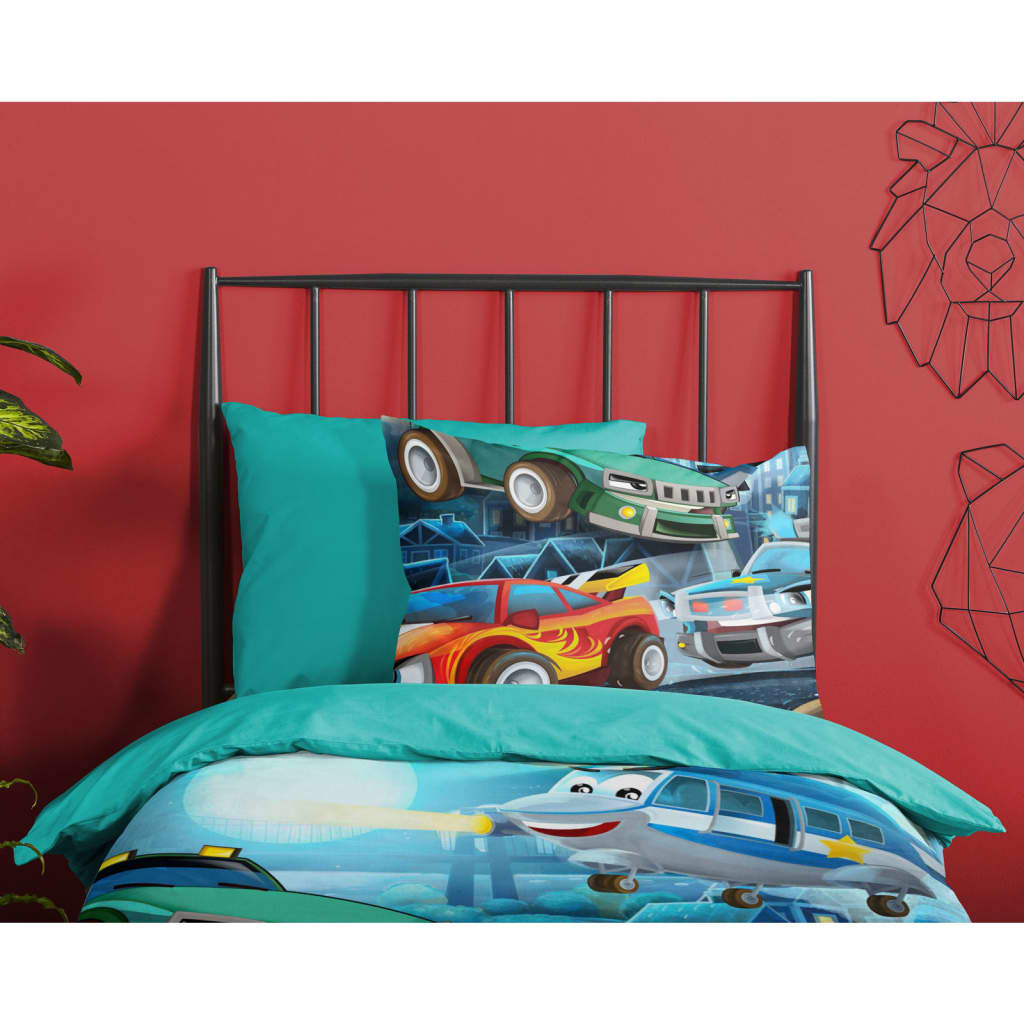 Good Morning Kids Duvet Cover Race 140x200/220 cm