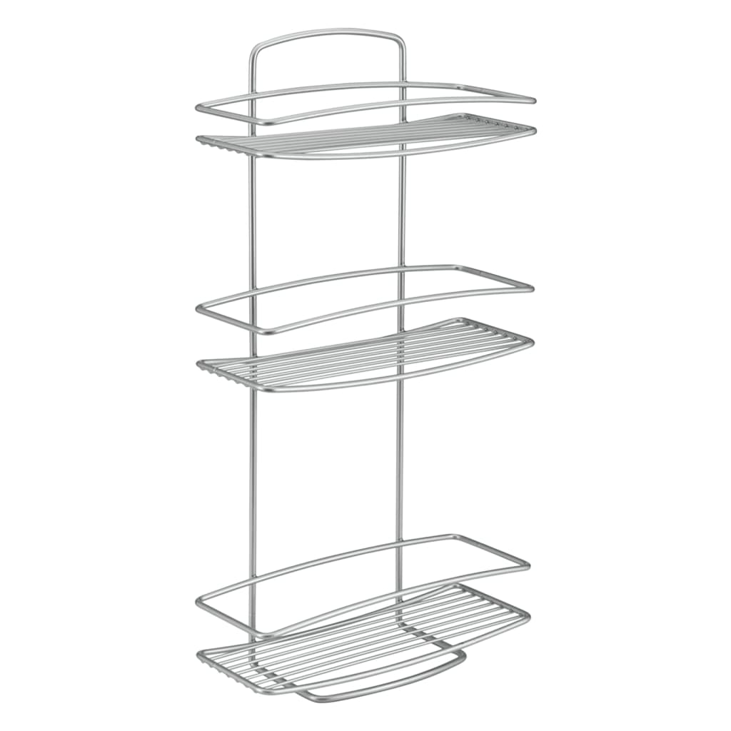 Metaltex 3-tier Douche Rack Onda Silver